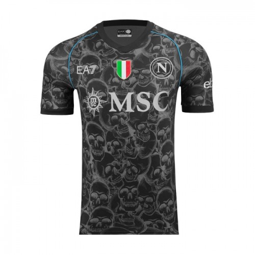 Maillot de Foot SSC Naples Halloween Special Edition 2023-24 Maillot de Foot SSC Naples Halloween Special Edition 2023-24